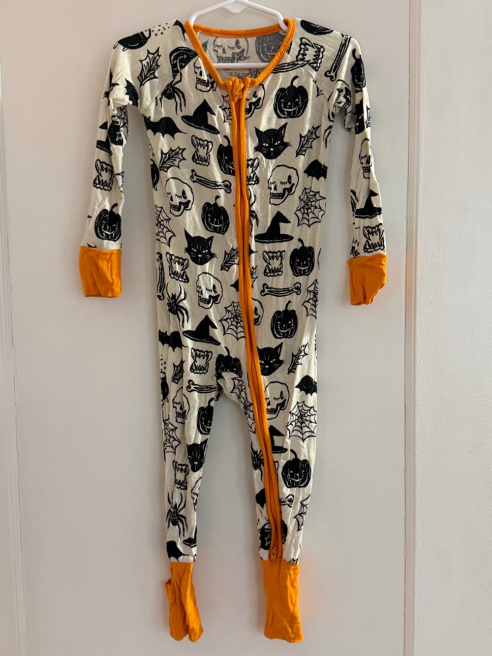 Little Sleepies Witch’s Brew Halloween Footed One-Piece in size 18-24 months